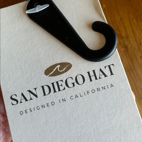 NWT San Diego Hat coastal cowgirl straw hat w/faux turquoise concho band - Picture 5 of 7